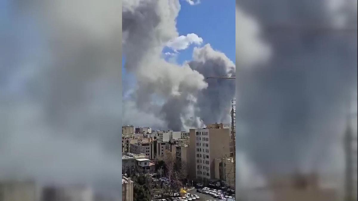 Tahranda art arda patlama