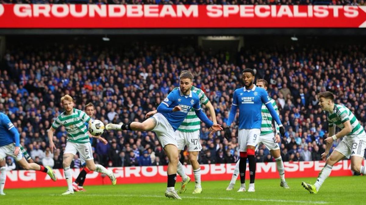 Old Firm derbisinde müthiş mücadele! Rangers başladı, Celtic bitirdi