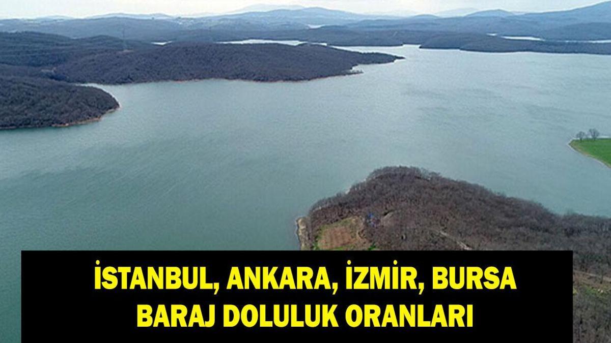 BARAJ DOLULUK ORANLARI 1 MART: İstanbul, Ankara, İzmir, Bursa barajlarında son durum ne? Baraj doluluk oranları güncel 2026