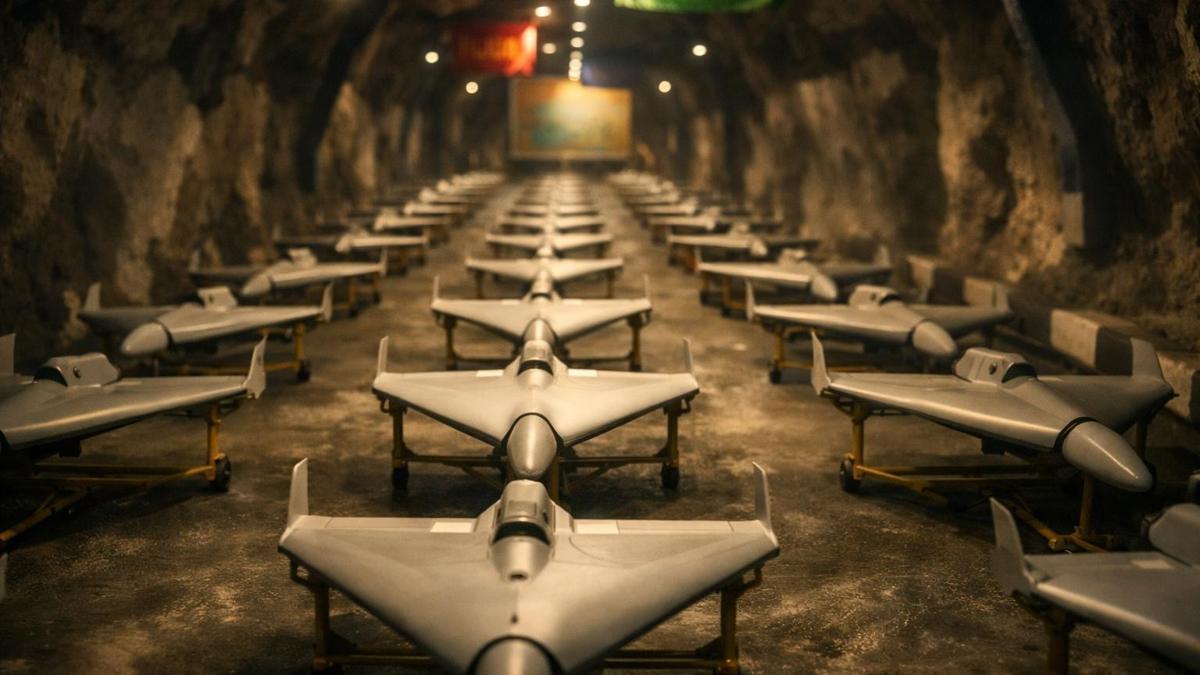 İran yer altındaki füzeleri gösterdi: İsraile açık mesaj!