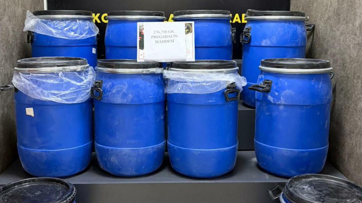 830 bin sentetik hap yapılabilecek maddeyle yakalanan şüpheli tutuklandı
