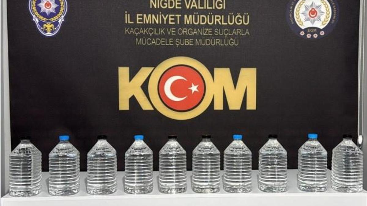 Niğdede kaçakçılık operasyonu