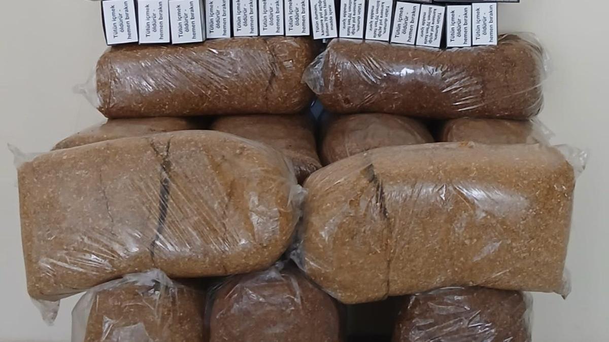 Samsun'da kaçak tütün ve makaron operasyonu