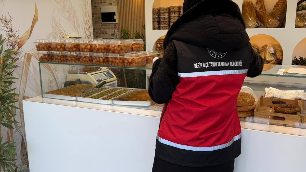 Serik'te gıda denetimleri