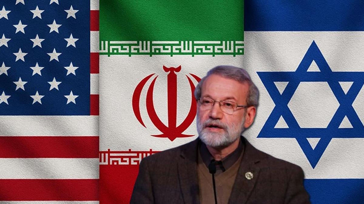 Laricani'den Trump'a: Sloganı hala önce ABD mi yoksa önce İsrail mi?