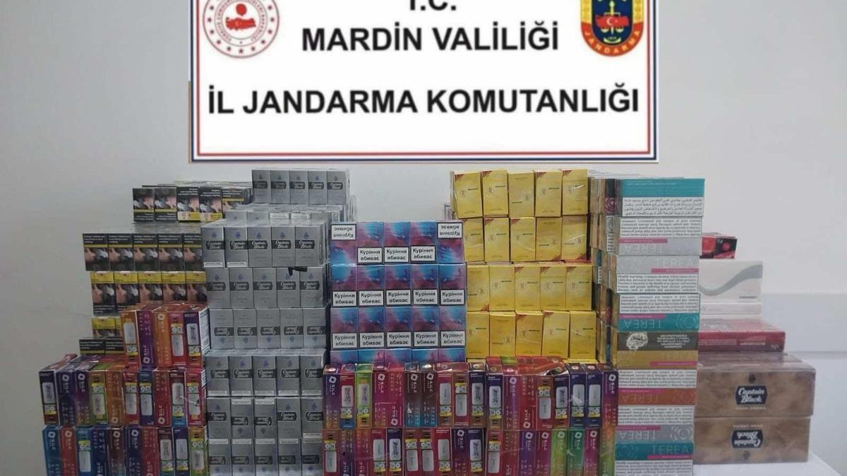 Mardinde kaçak sigara operasyonunda 1 gözaltı