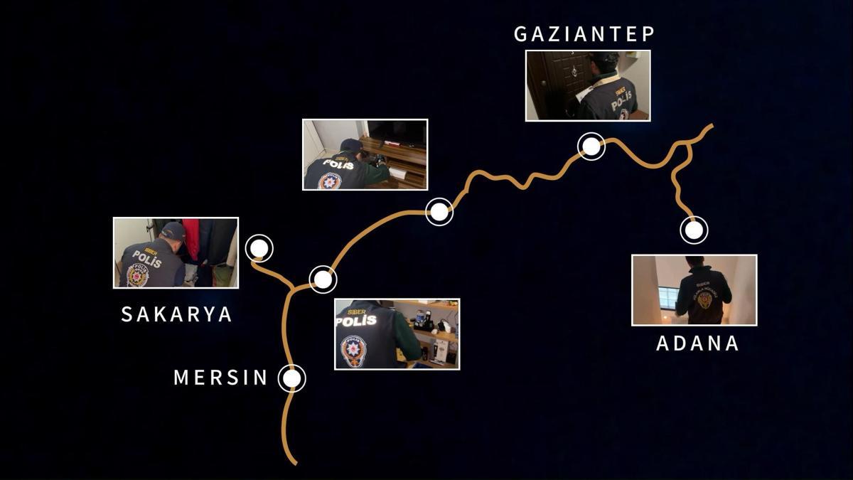 Sakarya merkezli 4 ilde siber dolandırıcılık operasyonu: 6 tutuklama