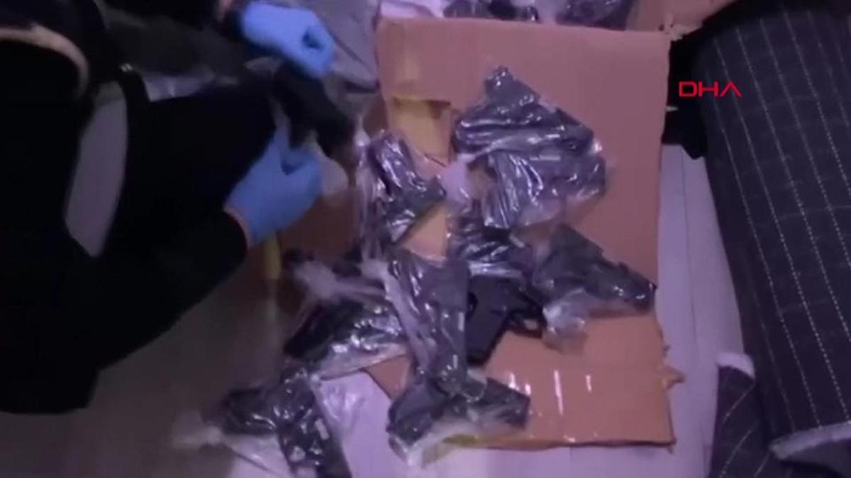 İstanbul Emniyetinden silah ticaretine operasyon