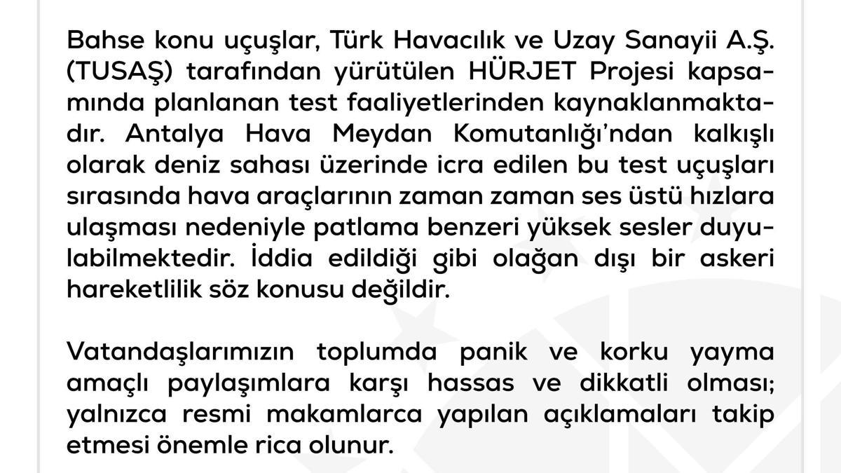 DMM: 'Türk F-16 savaş uçaklarının yoğun uçuş yaptığı' iddiası dezenformasyon
