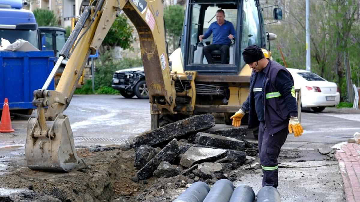Bodrum'da altyapının ardından üstyapı çalışmalarına hız verildi