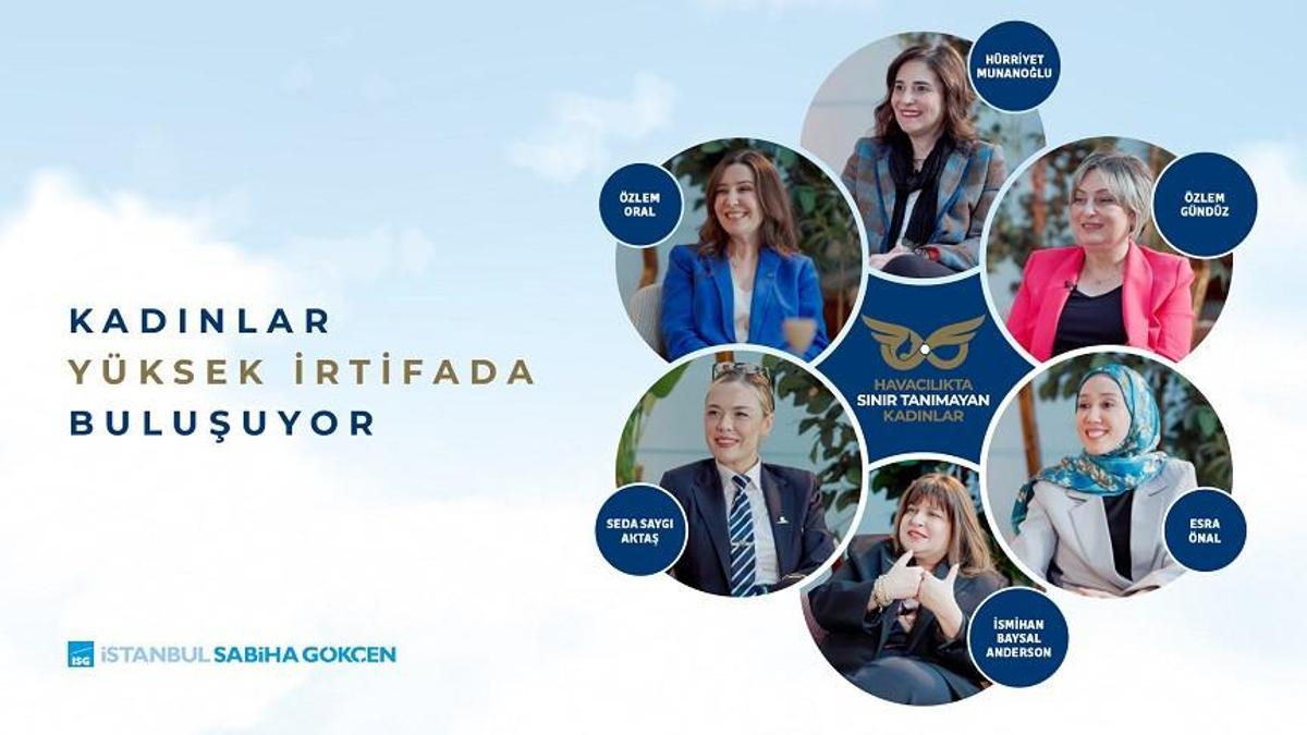 Sabiha Gökçen Havalimanından kadınlara özel belgesel