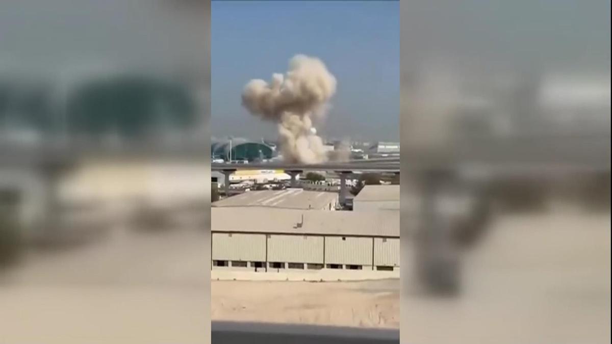 İşte o anlar: Dubai Havalimanı böyle vuruldu!