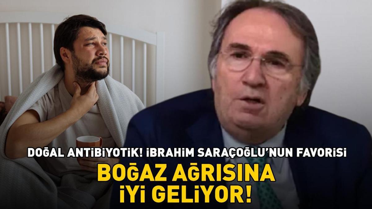 Doğal antibiyotik! İbrahim Saraçoğlu önerdi! Boğaz ağrısı, kronik bronşit ve alerjik astım için ideal!