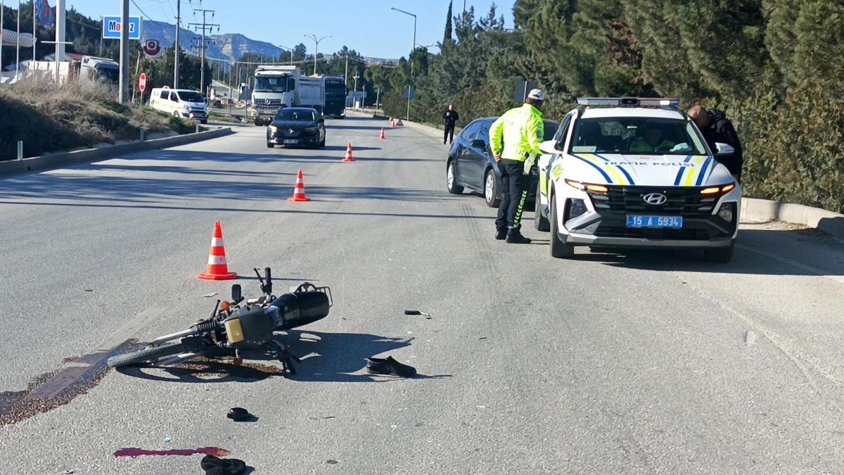 Burdur'da kaza: 1 yaralı