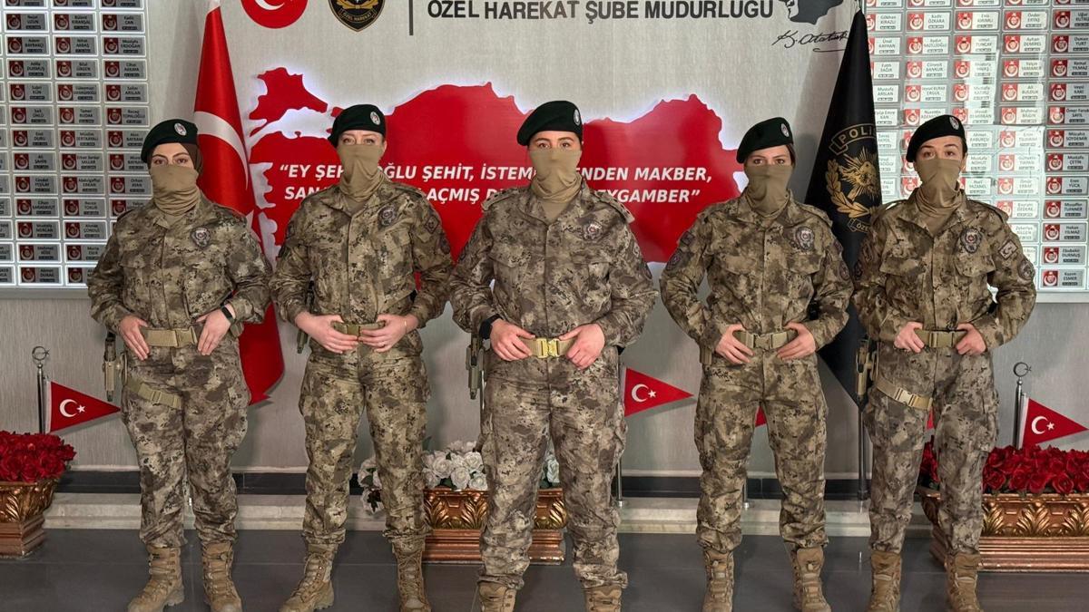Başkentin kadın özel harekat polisleri