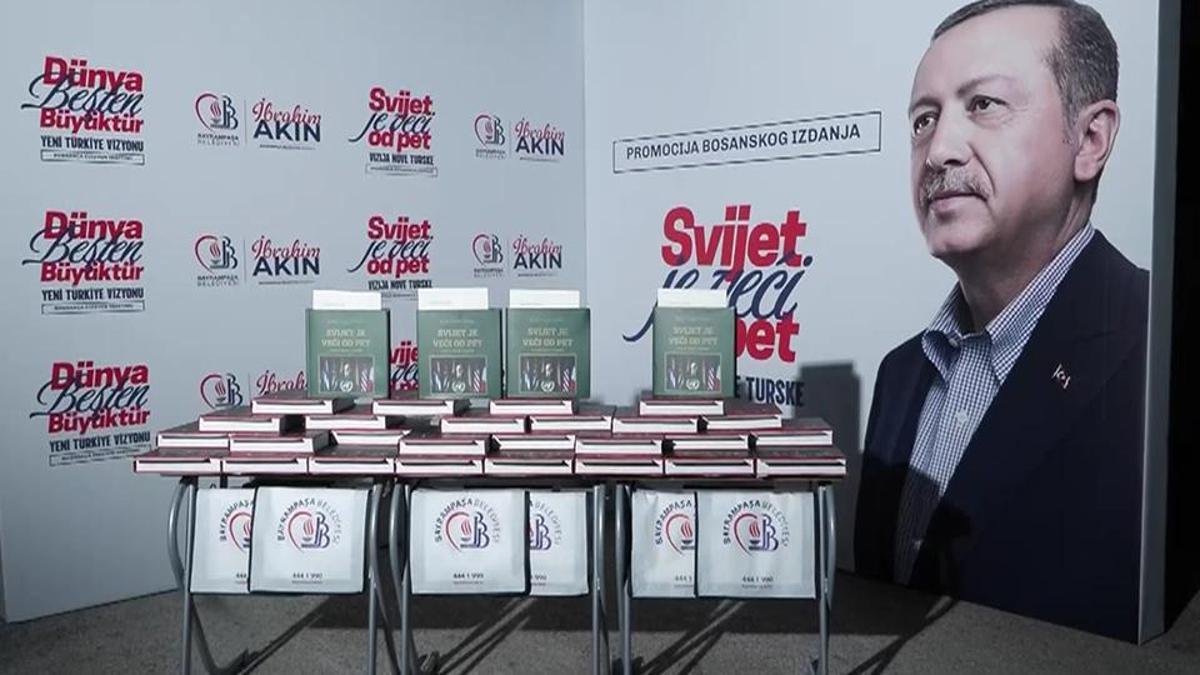 Erdoğanın Dünya 5ten Büyüktür kitabı Boşnakçaya çevrildi, Saraybosnada tanıtıldı