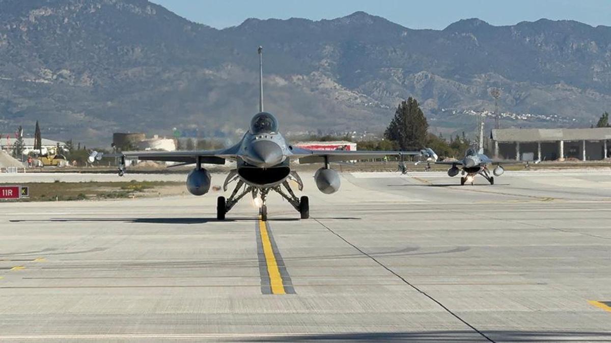 SON DAKİKA... Türk F-16'lar KKTC'de konuşlandı! MSB: Kardeşlerimiz için geldik