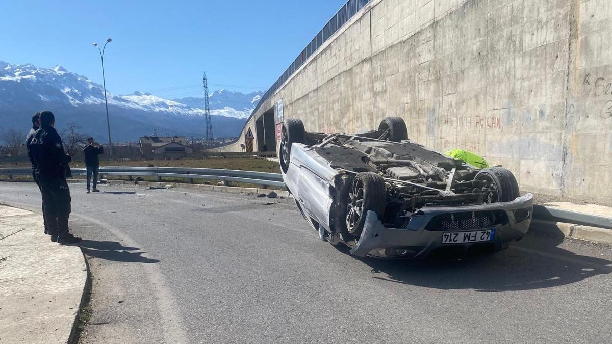 Konya'da trafik kazası: 4 yaralı