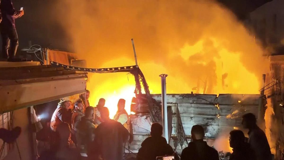 Uyarıdan 5 dakika sonra... İsrail Gazzede çadır kampını vurdu