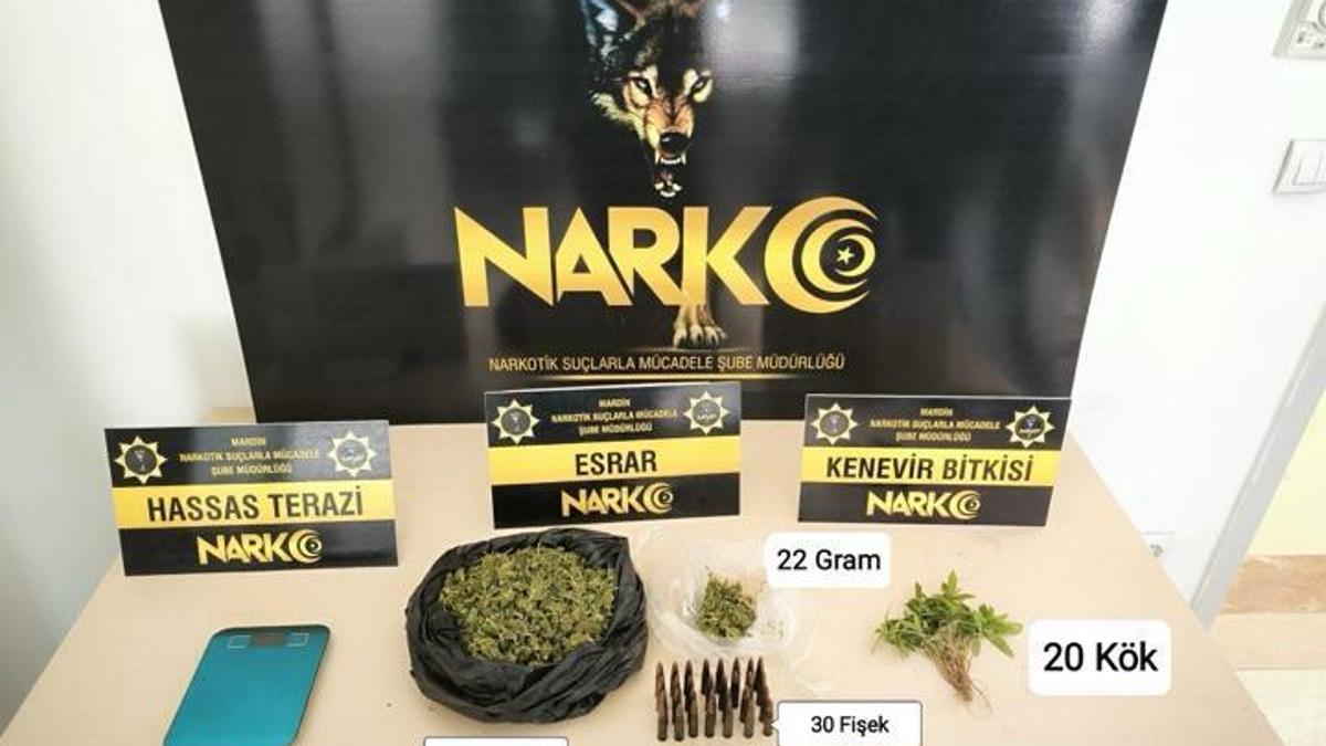 Mardin'de uyuşturucu operasyonu: 2 gözaltı