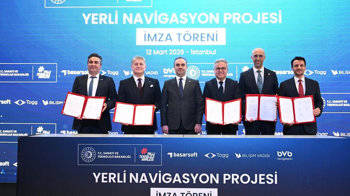 Türkiyenin yerli navigasyonu için imzalar atıldı!