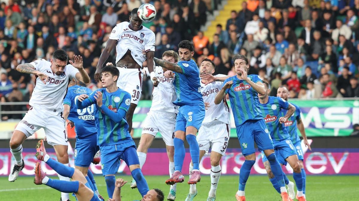 Trabzonspor ile Çaykur Rizespor 48inci randevuda