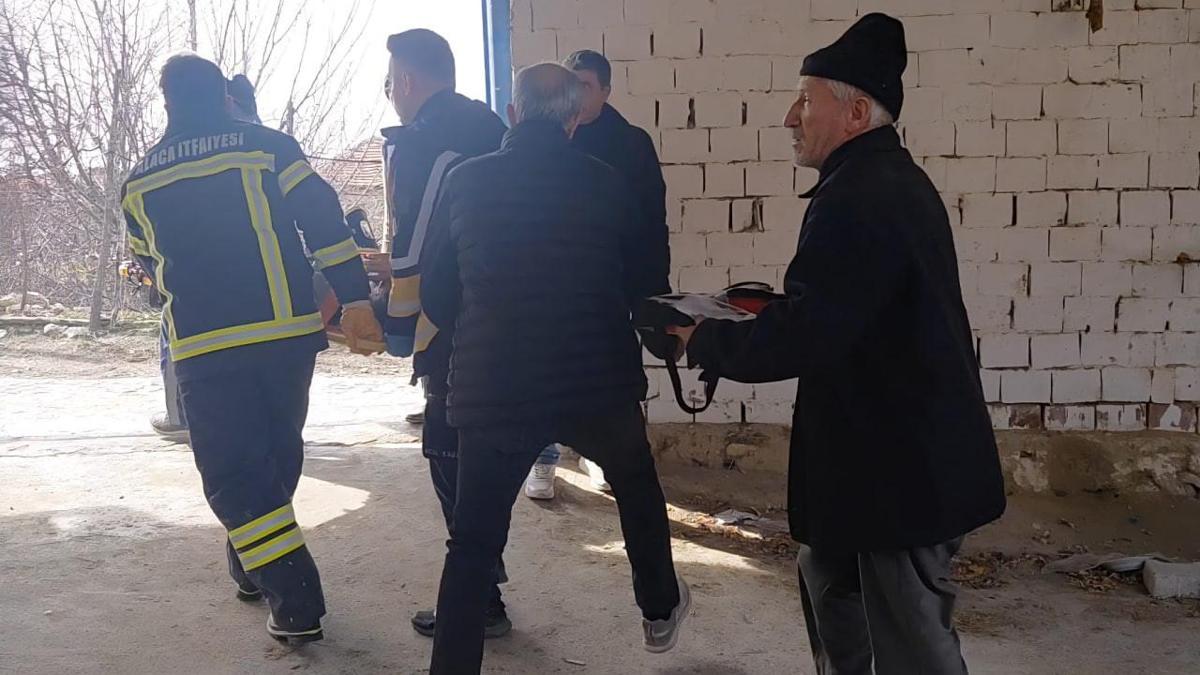 Depoda duvar çöktü; dengesini kaybedince elini makineye kaptıran Melih'in parmakları koptu