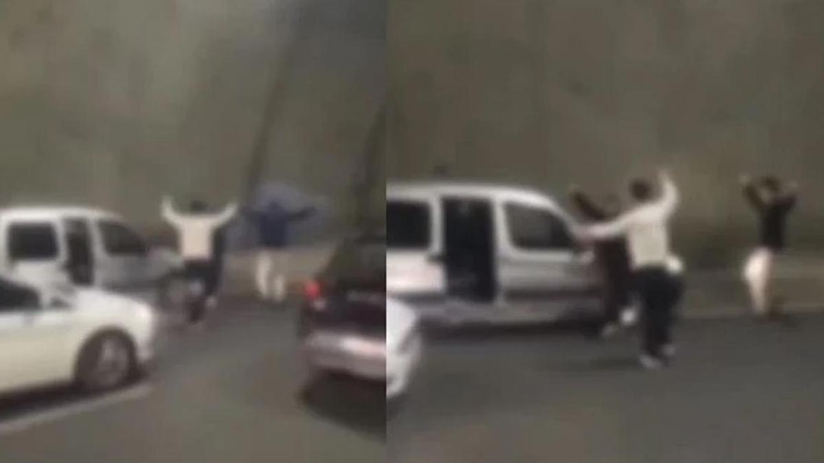 Tünelde aracını durdurup dans ederek sürücüye rekor ceza