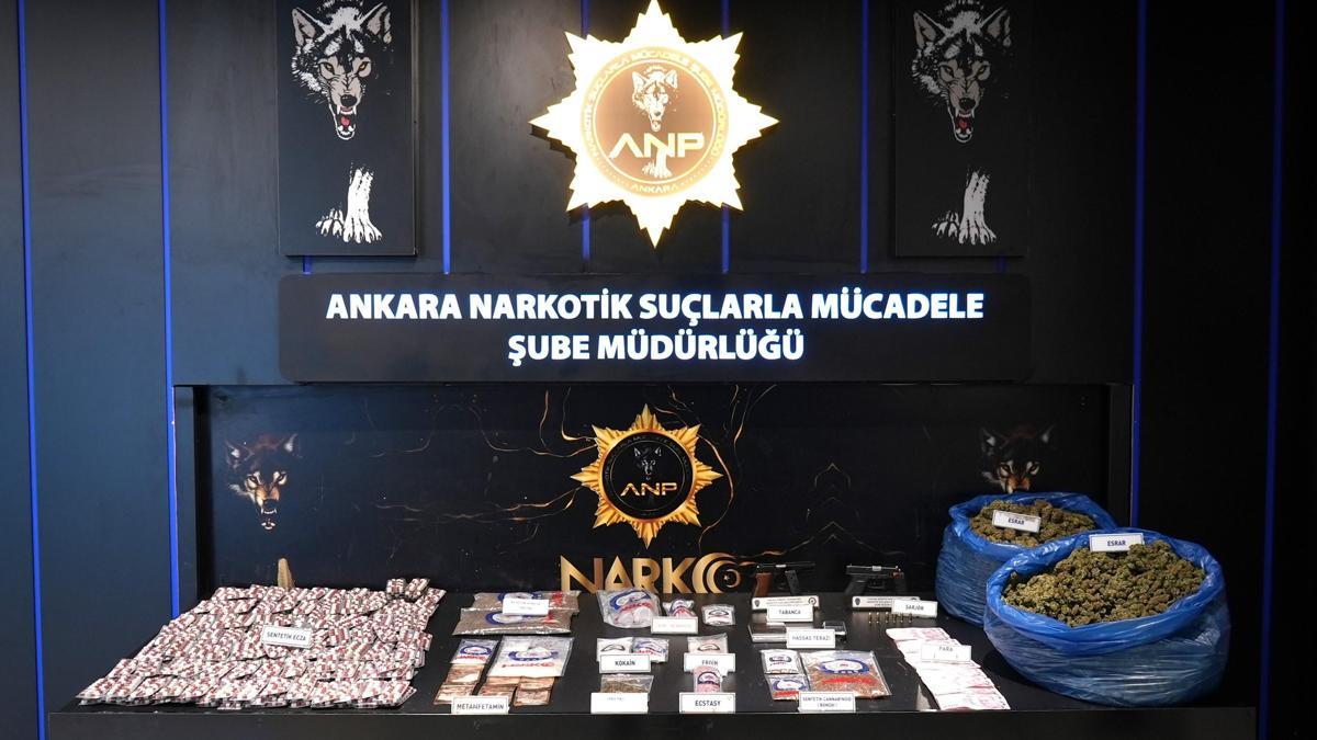 Ankara'da uyuşturucu operasyonu; 29 tutuklama