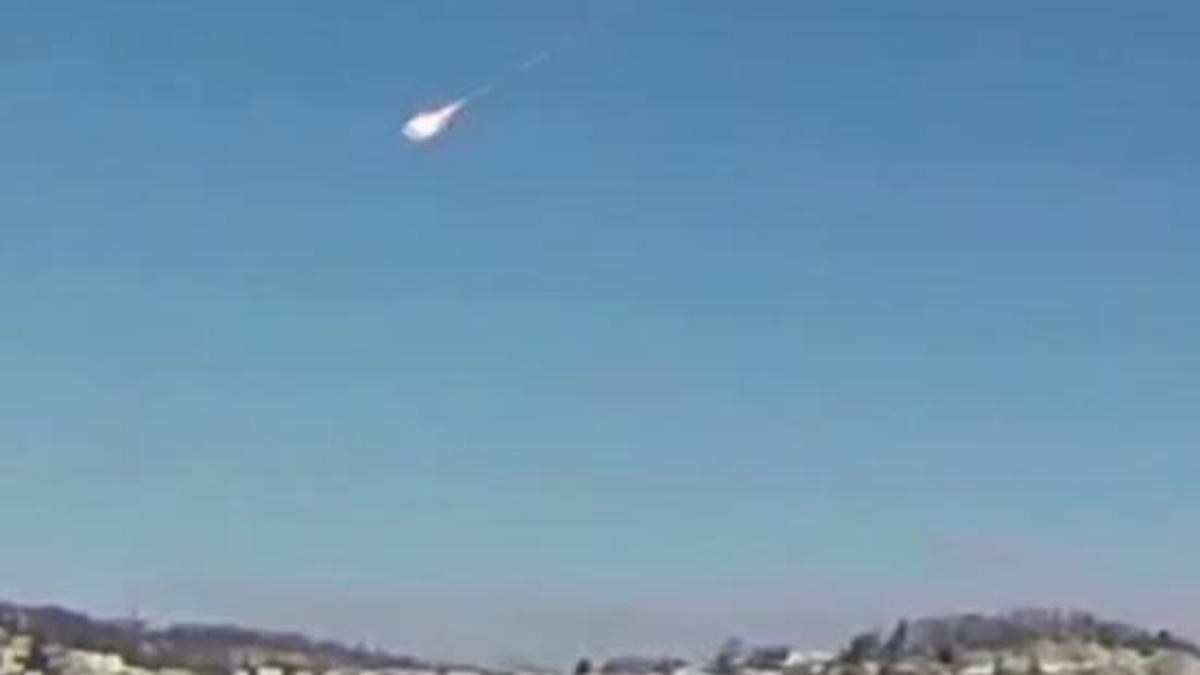 ABD semalarında büyük panik! Gökyüzünde ateş topu