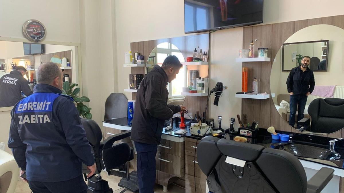 Edremitte berberler denetleniyor