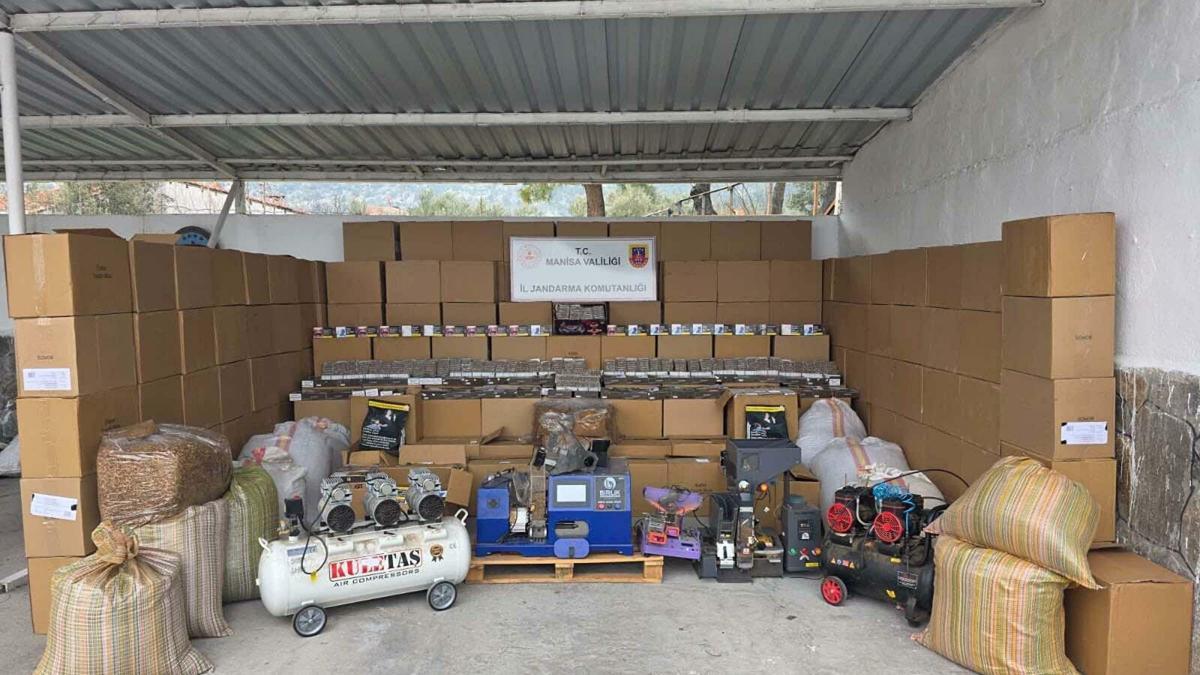 Manisa'da kaçak tütün operasyonu; 1 tutuklama