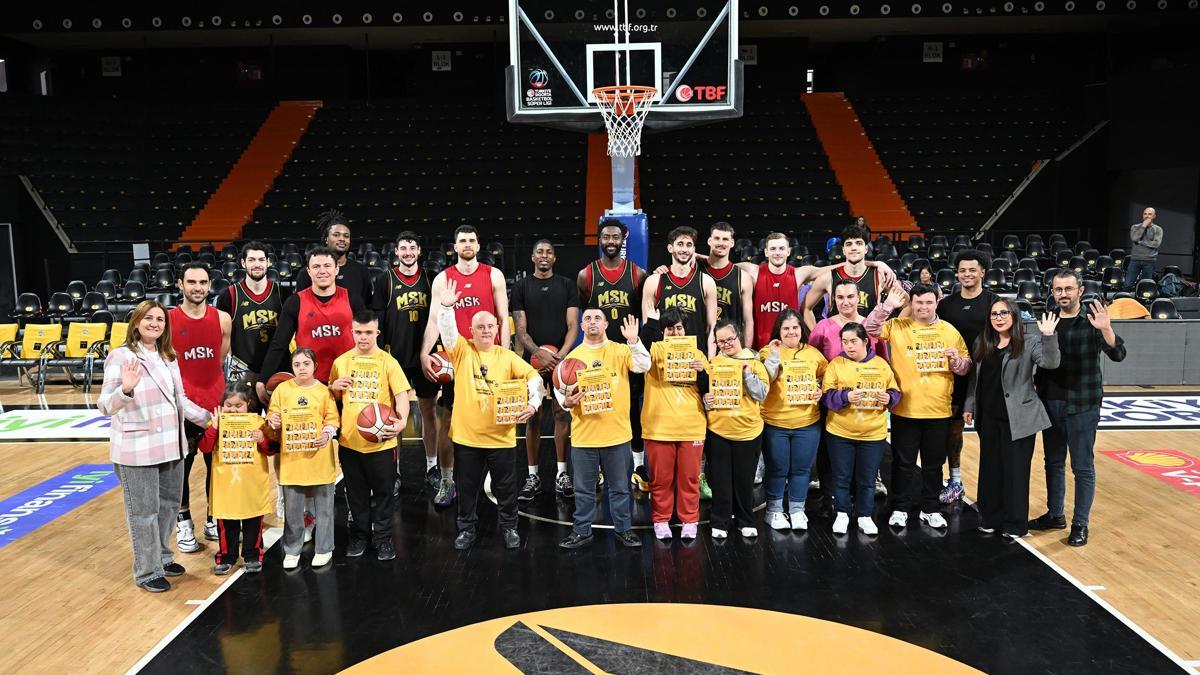 Mersinde Down sendromlu çocuklar, MSK ile buluştu