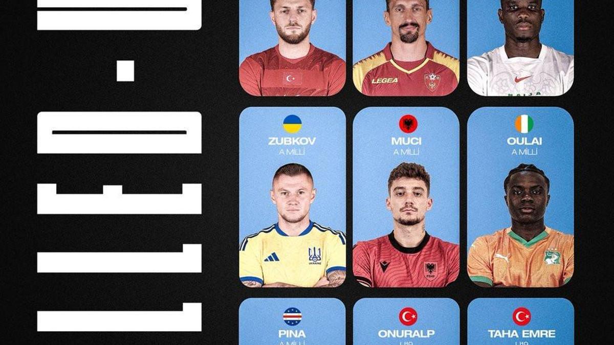 Trabzonspordan 9 oyuncuya milli davet