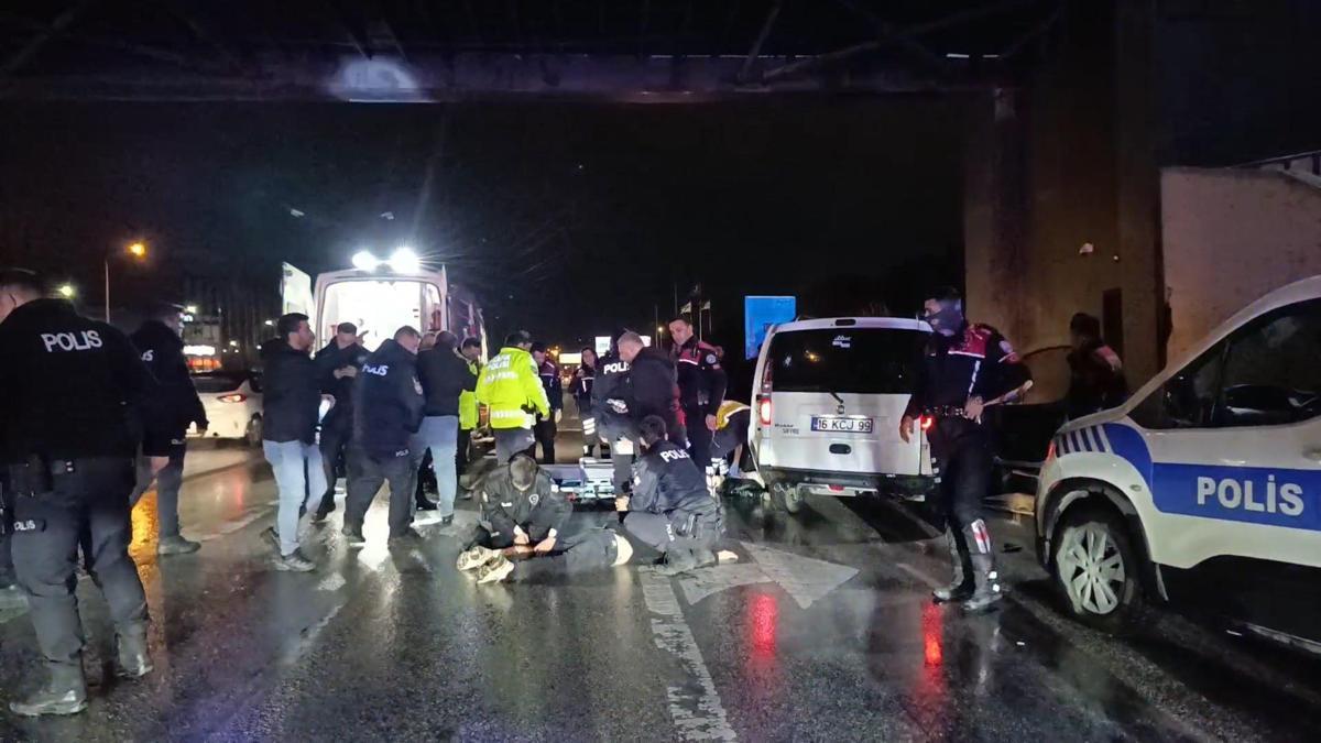 Şiddet uyguladığı kadını öldürüp, polise tabanca doğrultan şüpheli vurularak yakalandı