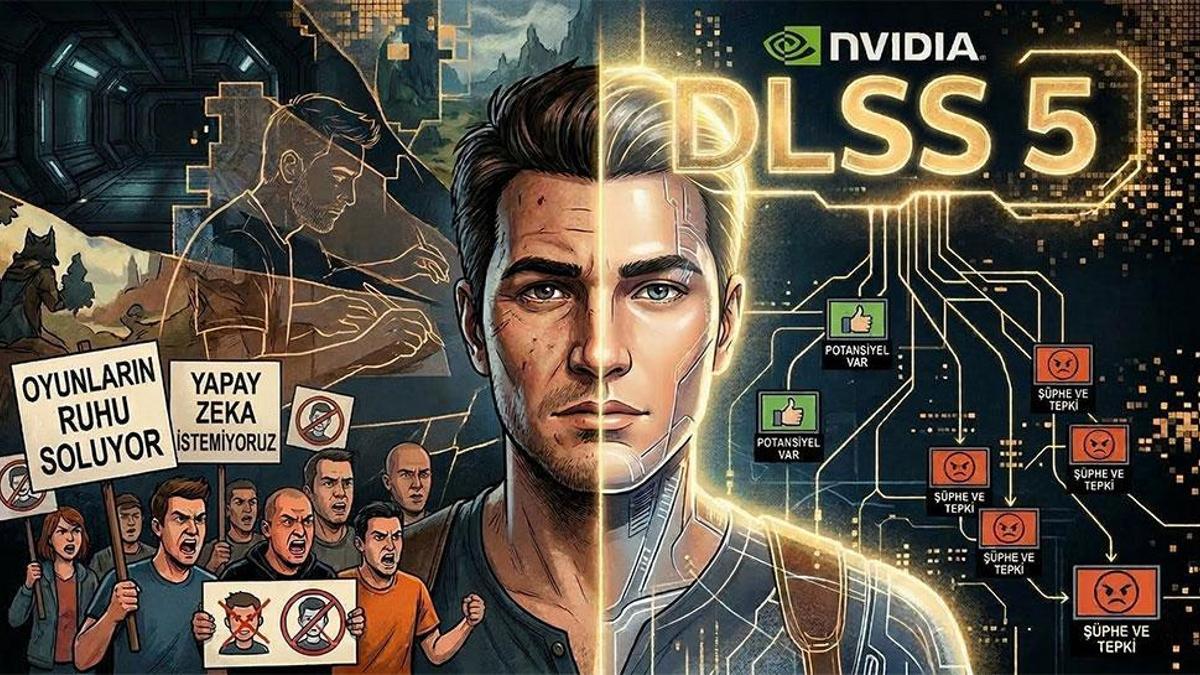 Nvidia, DLSS 5 duyurusuyla şimşekleri de üzerine çekti