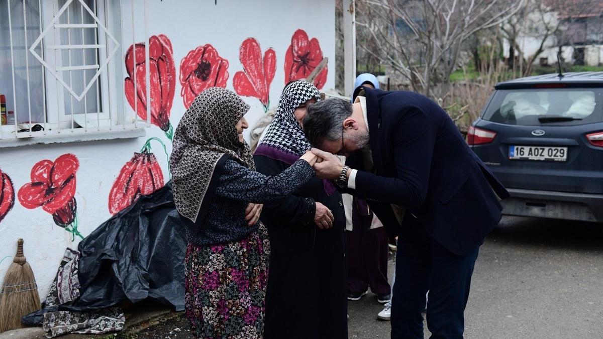 Kestel Belediye Başkanı bayramda kırsal mahalleleri ihmal etmedi