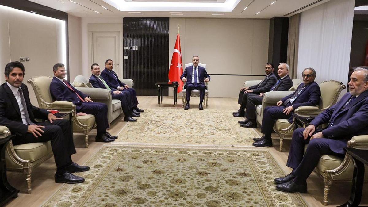 Dışişleri Bakanı Hakan Fidan büyükelçileri kabul etti