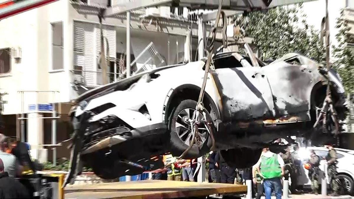 CNN TÜRK ekibi görüntüledi: İşte İran füzesinin İsrail'deki yıkımı