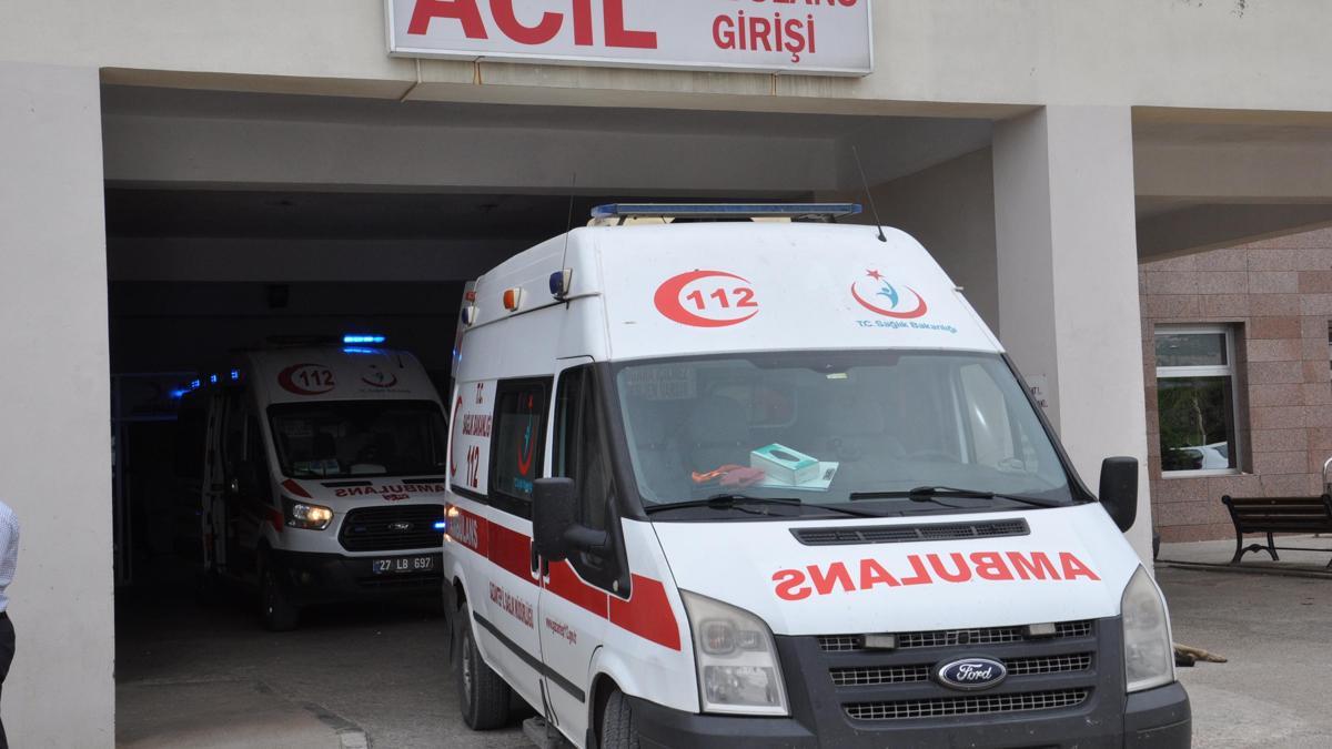 Gaziantepte motosikletin çarptığı yaya yaralandı