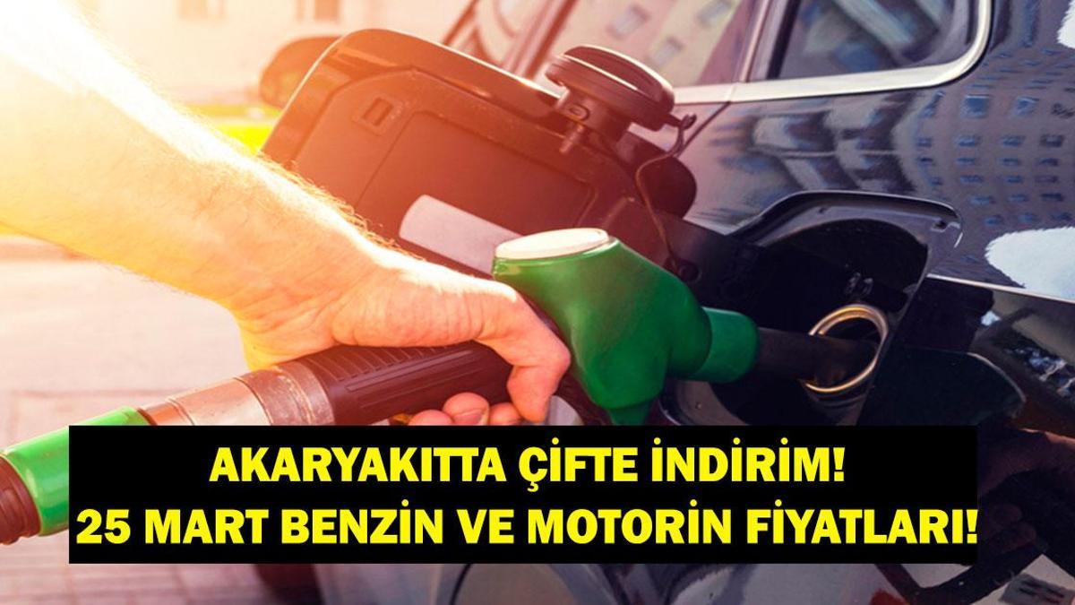 AKARYAKIT İNDİRİMİ 25 MART 2026: Benzin ve motorin litre fiyatları ne kadar oldu? Petrol fiyatları 96 doların altına düştü!