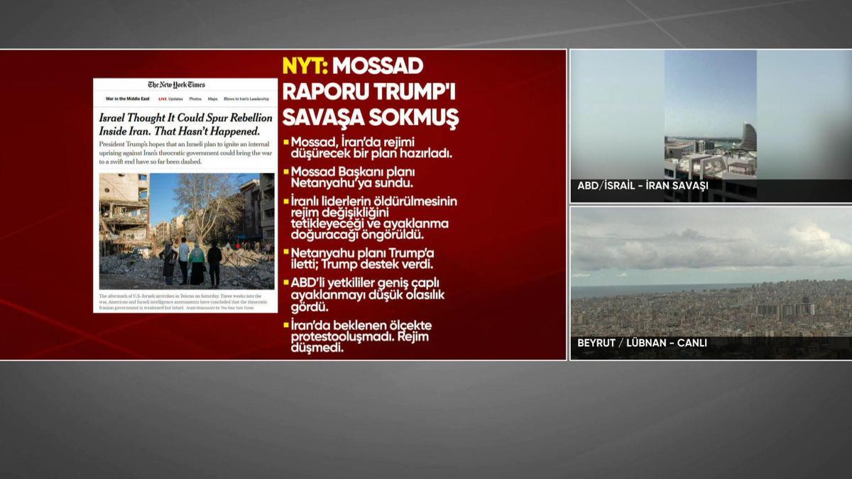 NYT: MOSSAD raporu Trumpı savaşa sürükledi | 2003 Irak senaryosu tekrar mı ediyor?