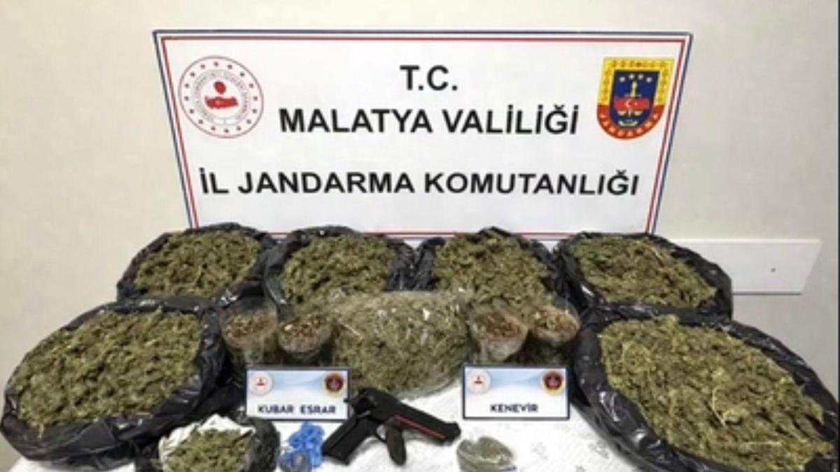 Malatyada uyuşturucu operasyonuna 2 gözaltı