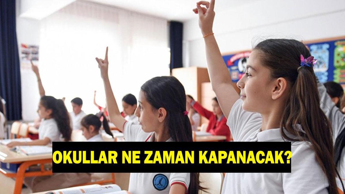 OKULLAR NE ZAMAN KAPANACAK? Karneler ne zaman dağıtılacak? MEB yaz tatili tarihleri 2026