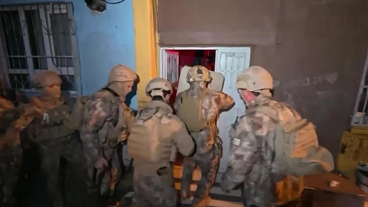 Daltonlar suç örgütüne operasyon 358 kişi gözaltında