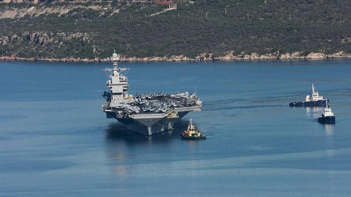 USS Gerald Ford gemisi Giritte istenmedi!