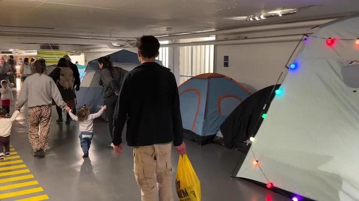 İşte İsraillilerin sığınaktaki yaşamı