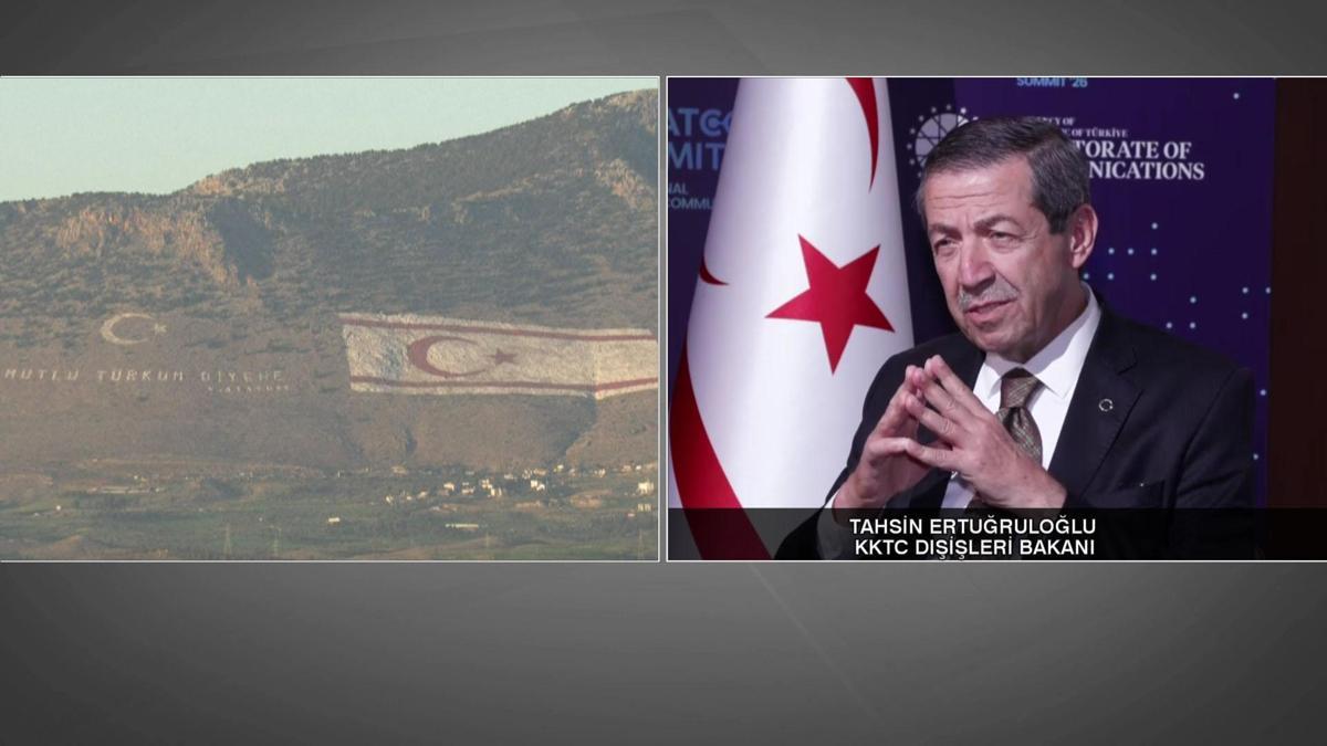 KKTC Dışişleri Bakanı CNN TÜRKte: GÜNEY KIBRIS İSRAİL KAMPINA DÖNÜŞTÜ