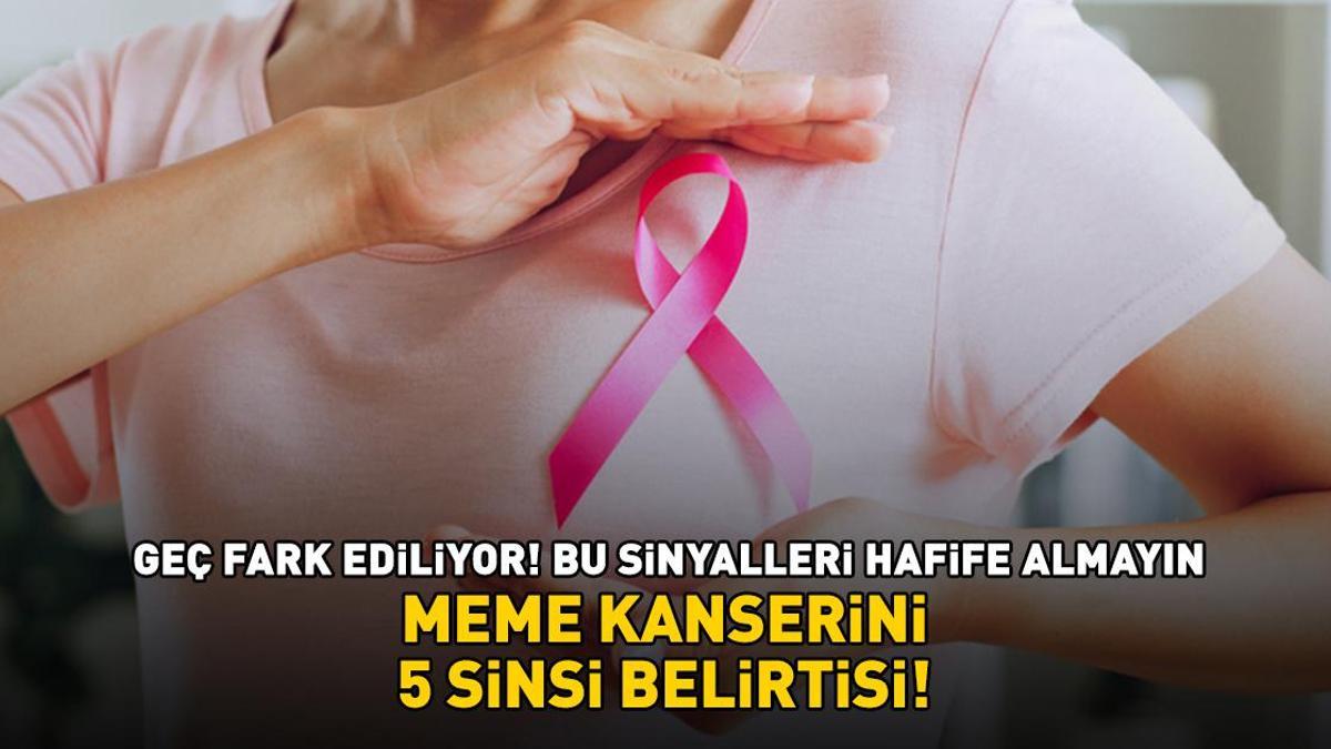 Geç fark ediliyor! Bu sinyalleri hafife almayın! Meme kanserinin 5 sinsi belirtisi