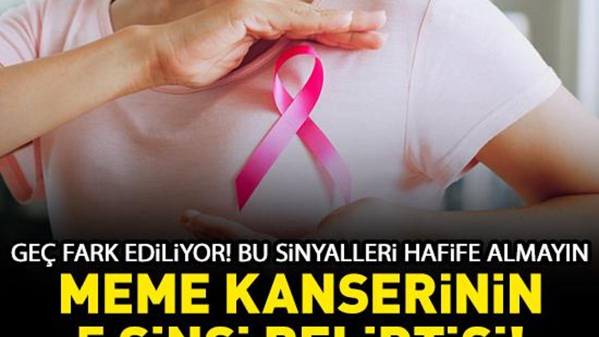 Geç fark ediliyor! Bu sinyalleri hafife almayın! Meme kanserinin 5 sinsi belirtisi